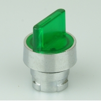 Essen PB2-BK2 3 - Illuminated Green Rotary Actuator (2 pos.)